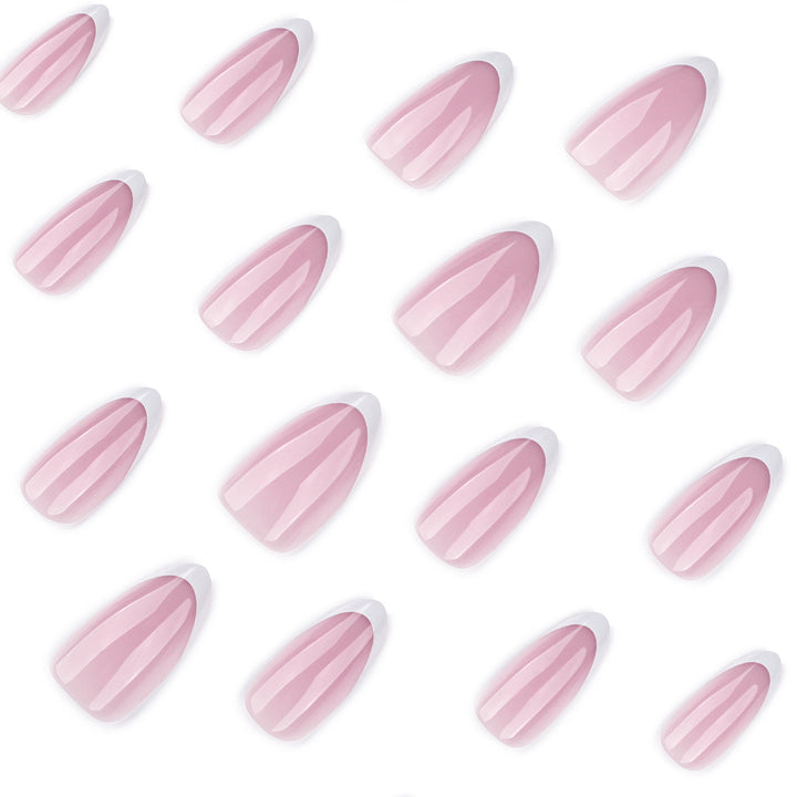 Artful nail extensions with elegant gradient and precise French tip Bowlift