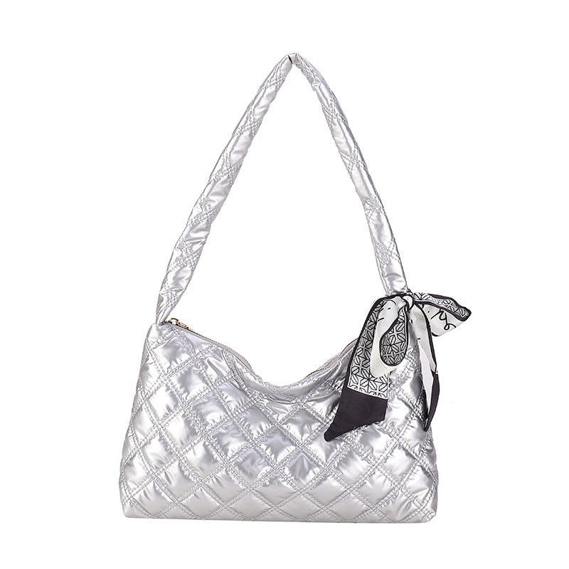 Quilted Shoulder Handbag Bowlift