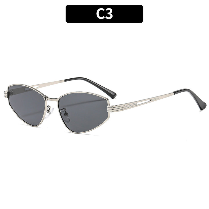 Chic Geometric Cat-Eye Sunglasses