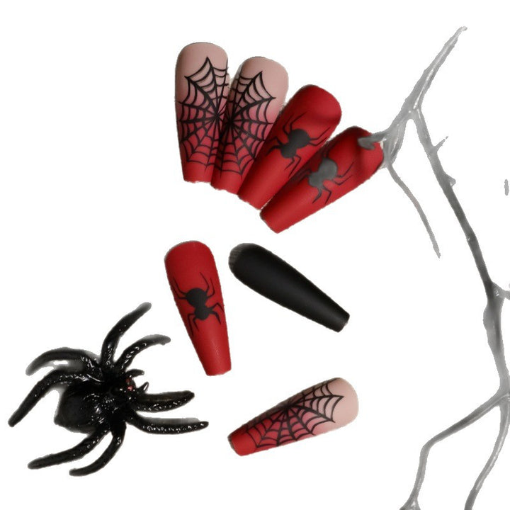 Halloween-Themed Press-On Nail Art Bowlift