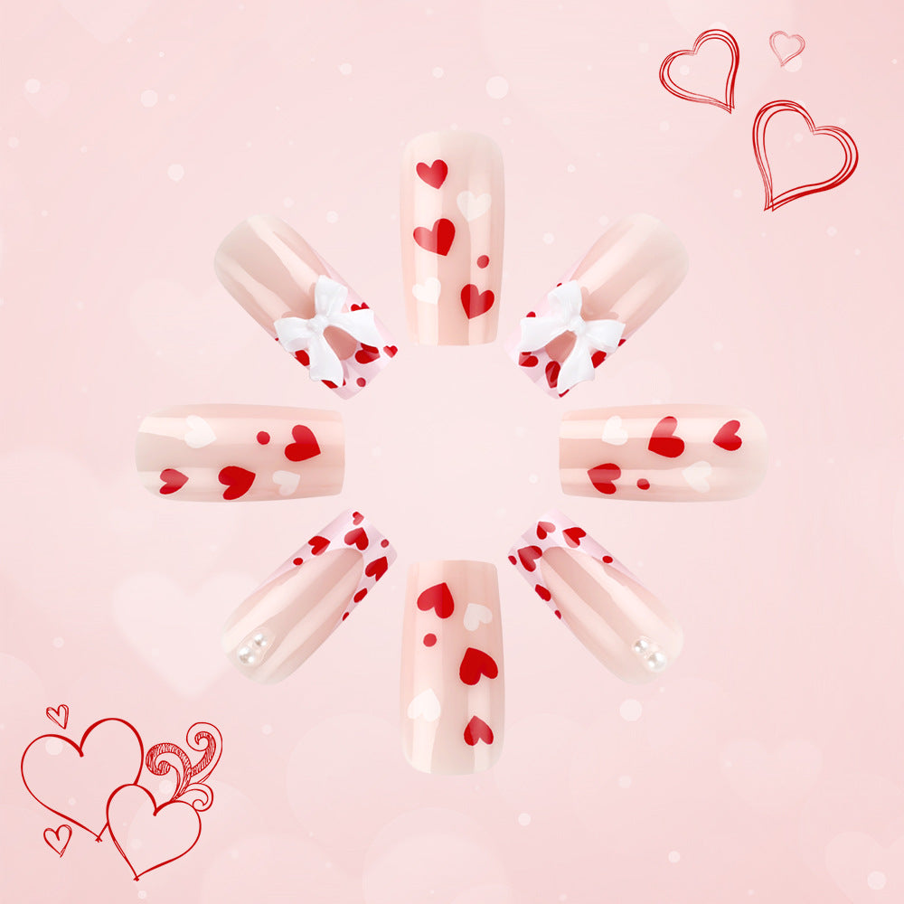 Romantic Nail Art Design Bowlift