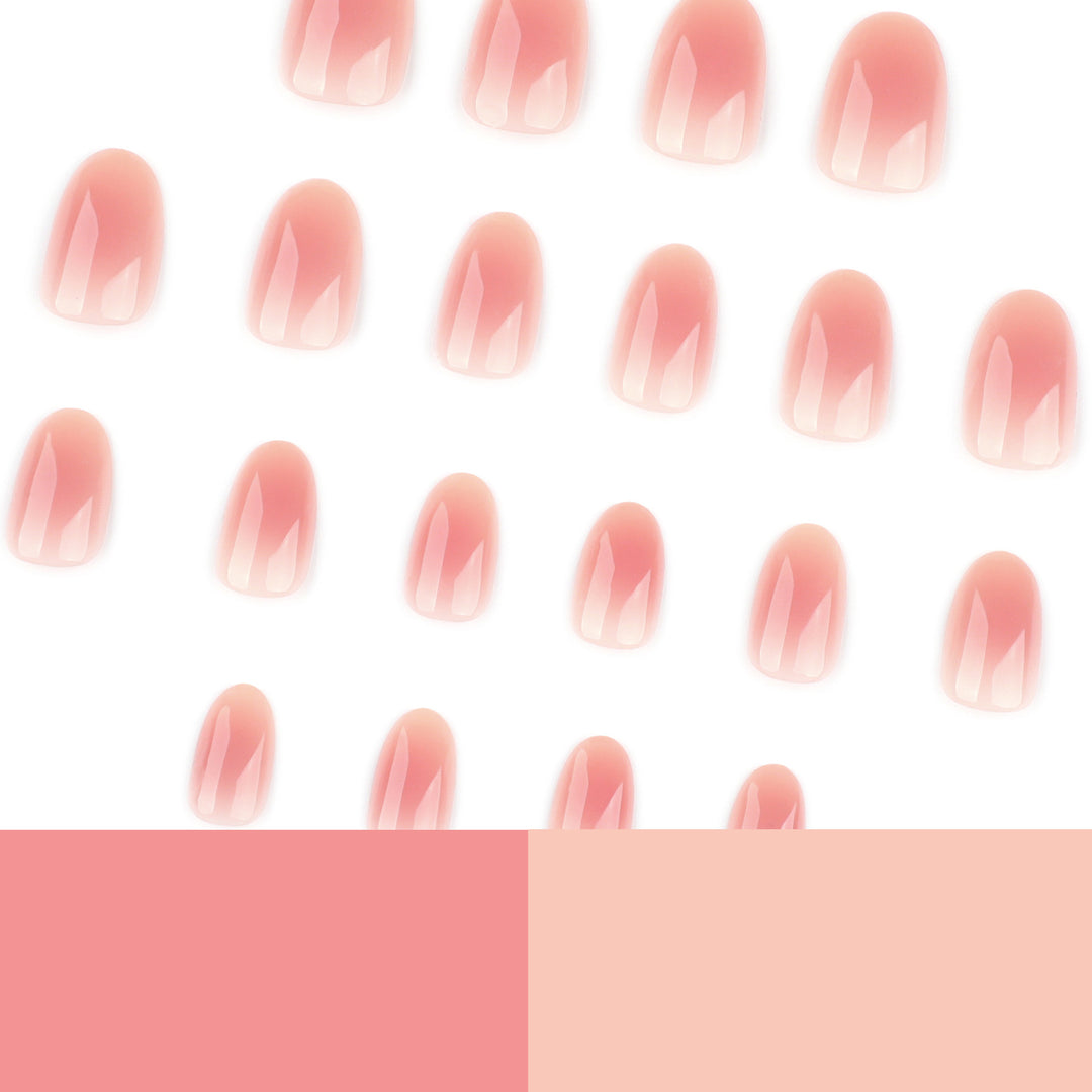 Artistic gel nails with elegant high-gloss finish Bowlift