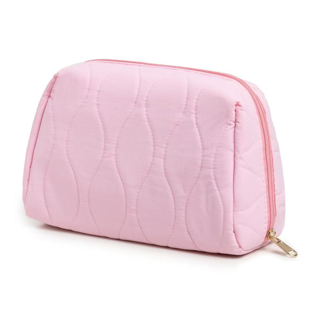 Women's cosmetic bag with multi-level storage Bowlift