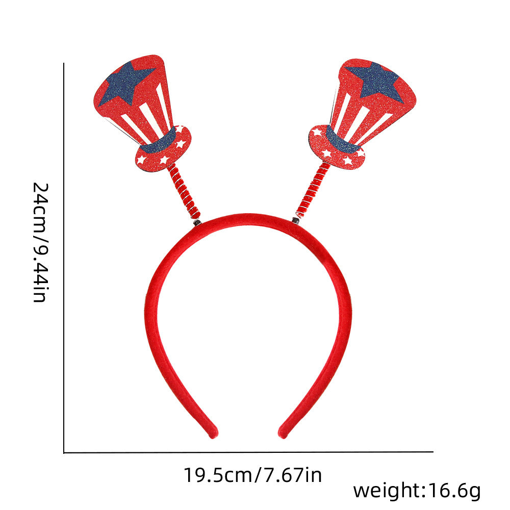 Unisex nan festive party headband with pompom and star island Bowlift