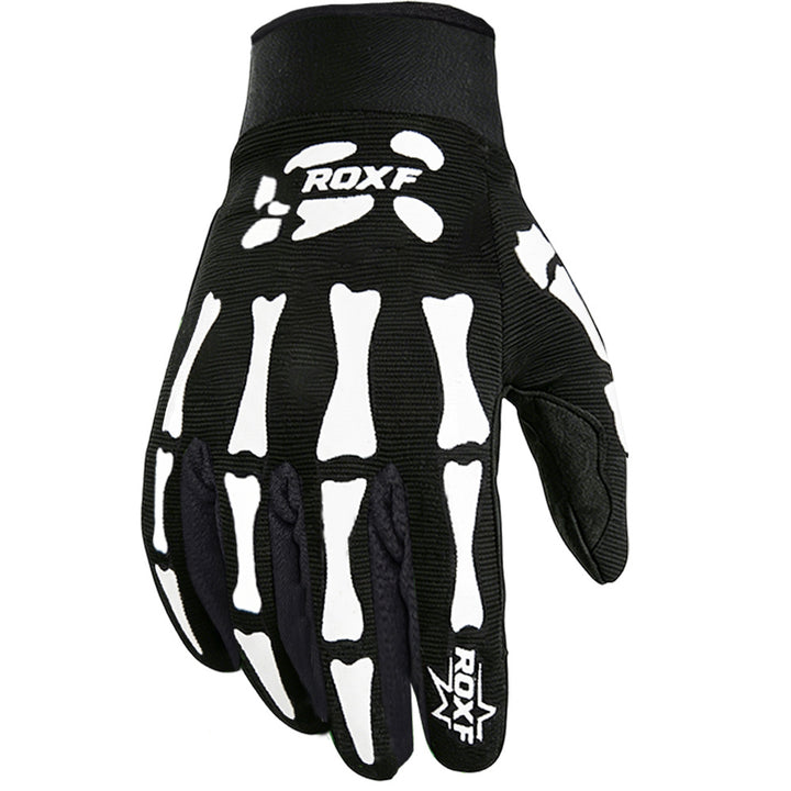 Skeleton Print Lightweight Full-Finger Cycling Gloves Bowlift