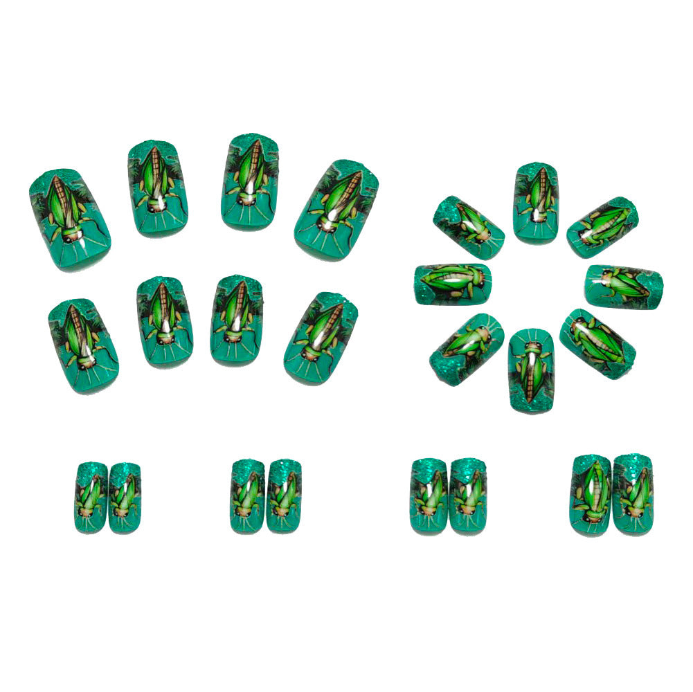 Artificial nails with creative grilling design Bowlift
