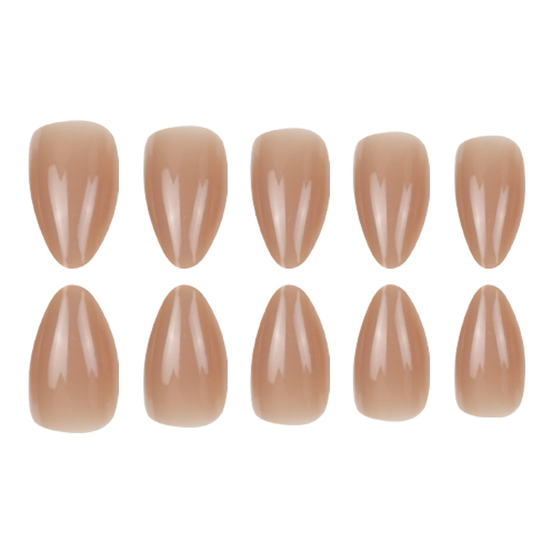 Elegant Stiletto-Shape Press-On Nail Set Bowlift