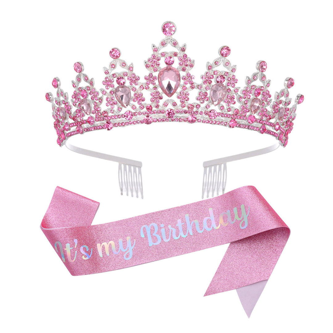 Women's black embellished tiara with elegant design Bowlift