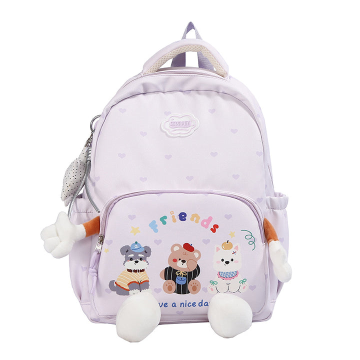 Cute Plush Character Backpack