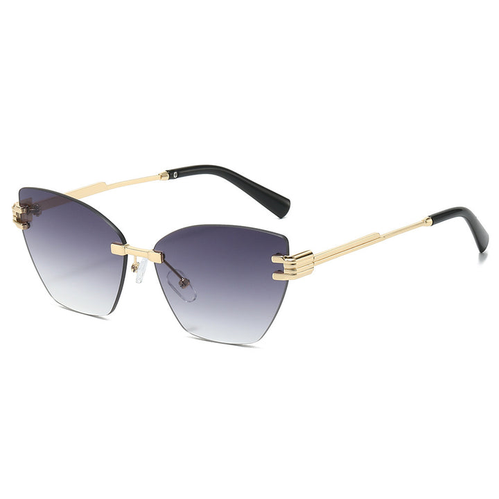 High-Fashion Gradient Shield Sunglasses Bowlift