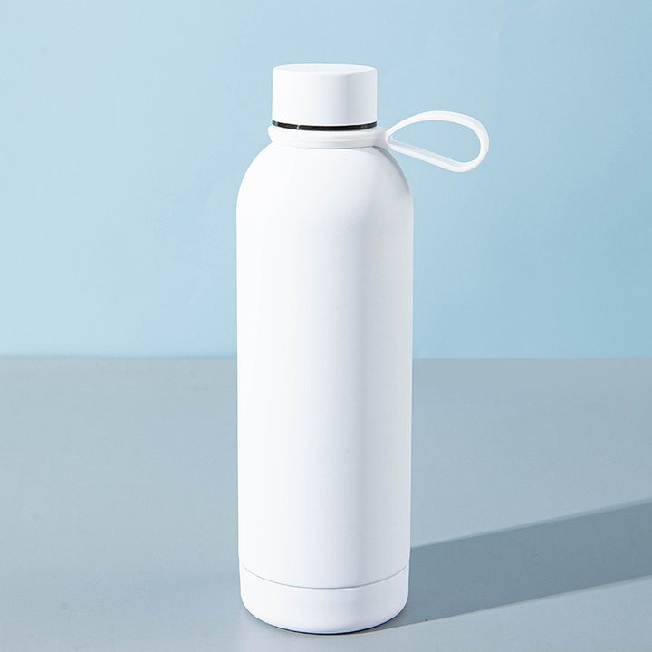 Ladies stylish stainless steel drinking bottle with innovative closure Bowlift