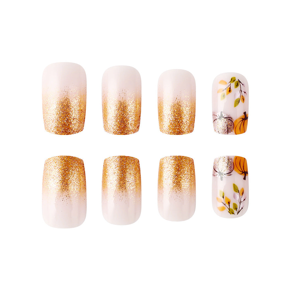 Autumn-Themed Decorative Nail Art Bowlift