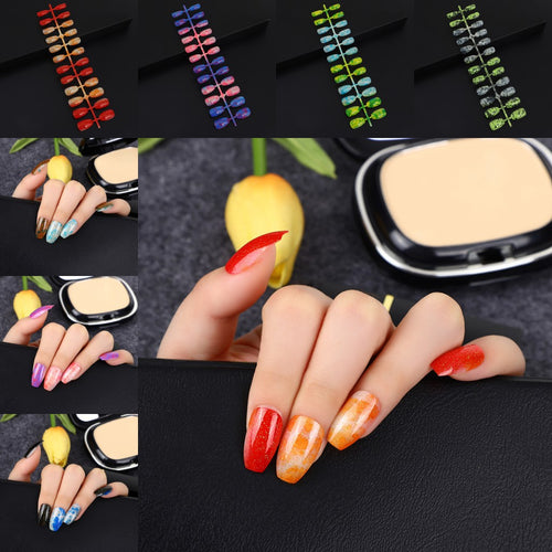 Luxury glitter design artificial nails Bowlift
