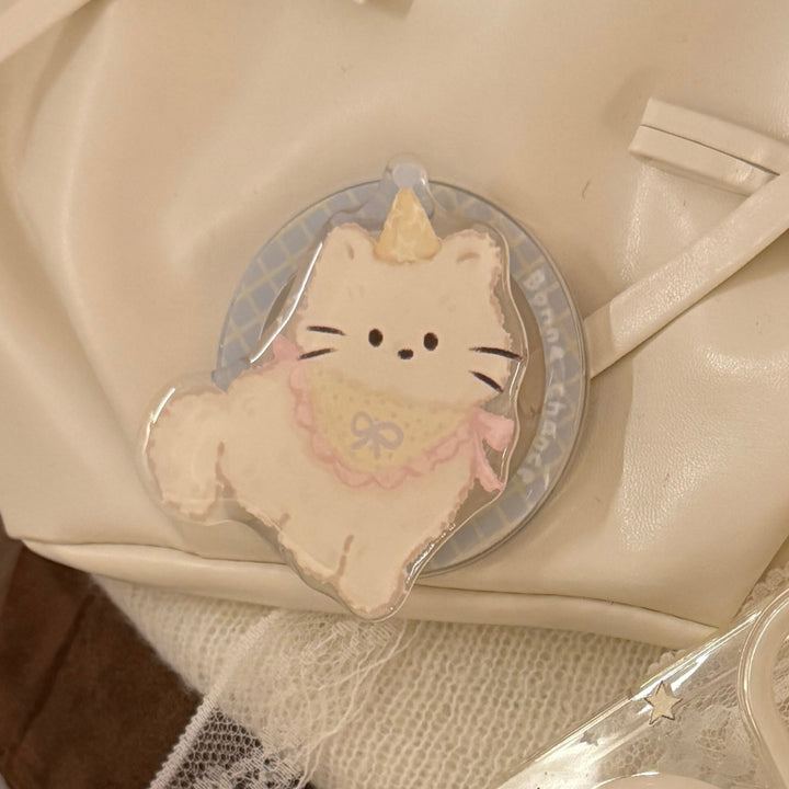 Kawaii Cat Design Phone Holder Bowlift