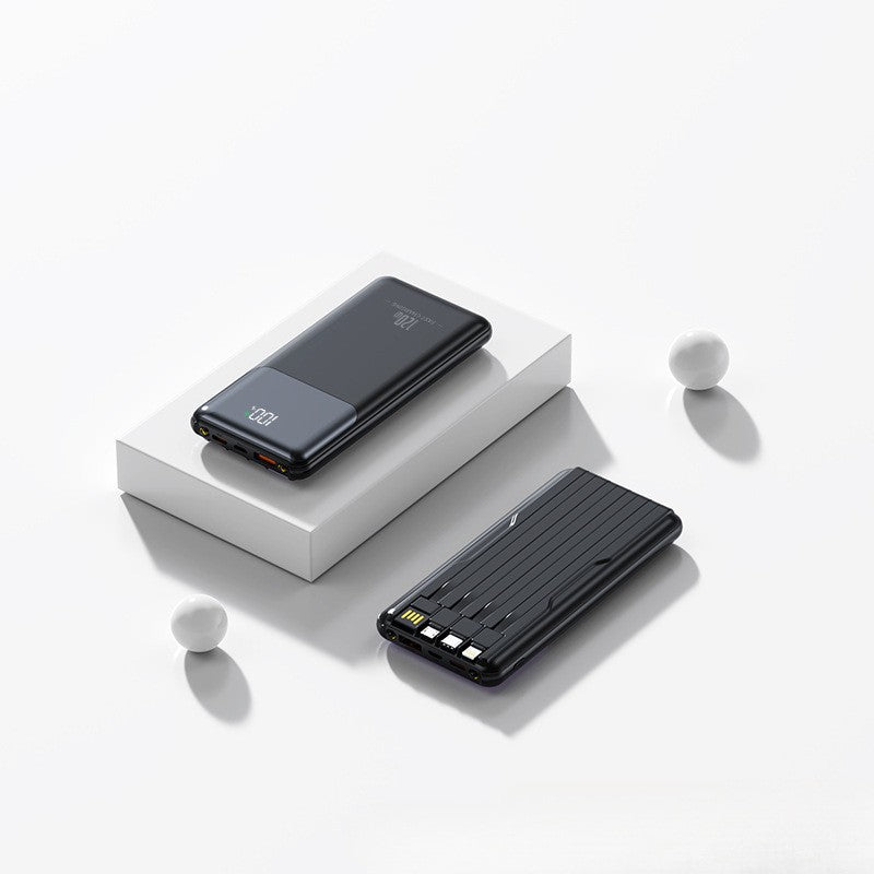 Portable Power Bank with Intelligent Multiple Connection and LCD Display Bowlift
