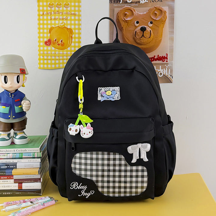 Trendy Graphic Print Backpack