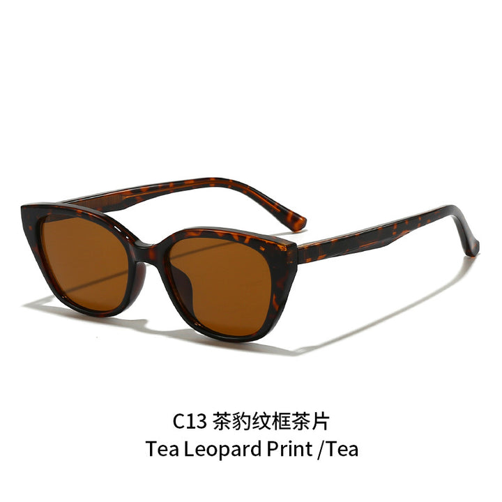 Women's Cat-Eye Sunglasses with UV Protection and Fashionable Frame Bowlift