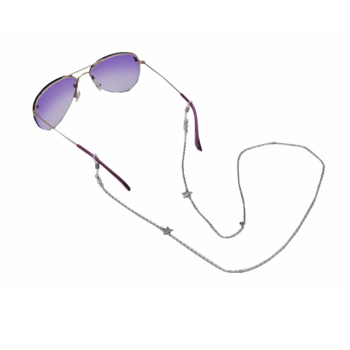 Star-Embellished Eyewear Chain Bowlift