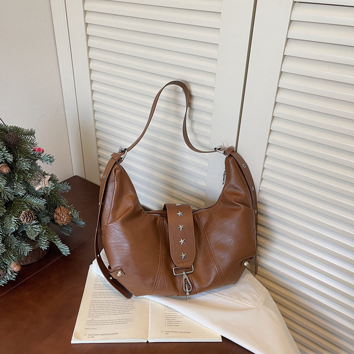 WoChic Leather Hobo Bag Bowlift