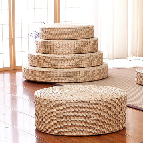 Round Woven Floor Cushion Bowlift