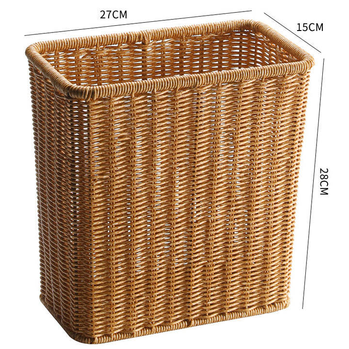 Unisex Rectangular Woven Waste Bin Bowlift