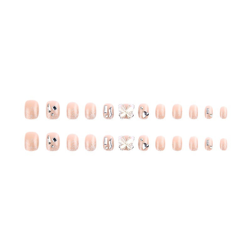 Nail art set with sparkling rhinestones and glitter elements Bowlift