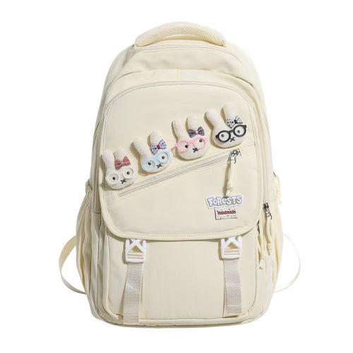 Cute Bunny Embroidered Backpack Bowlift
