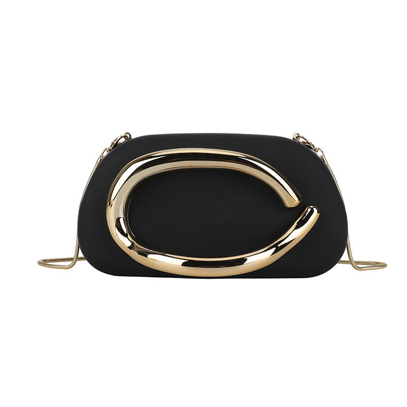 Chic Sculpted Crossbody Handbag Bowlift