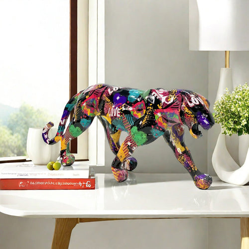Decorative Jaguar Figurine Bowlift