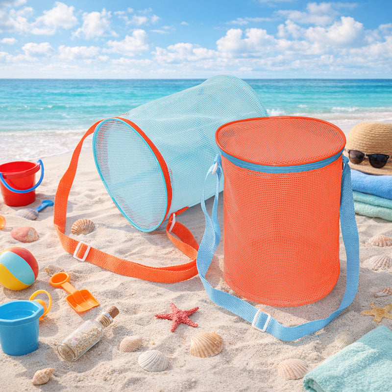 Toy storage bag with mesh design Bowlift
