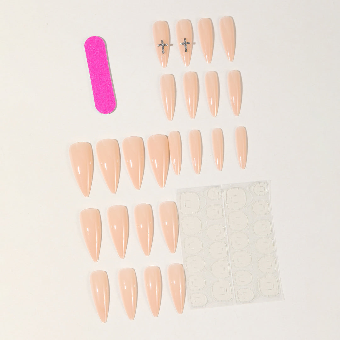 Elegant Stiletto Nail Art Extensions Bowlift