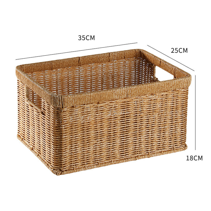 Unisex Practical Storage Basket with Open Handles Bowlift