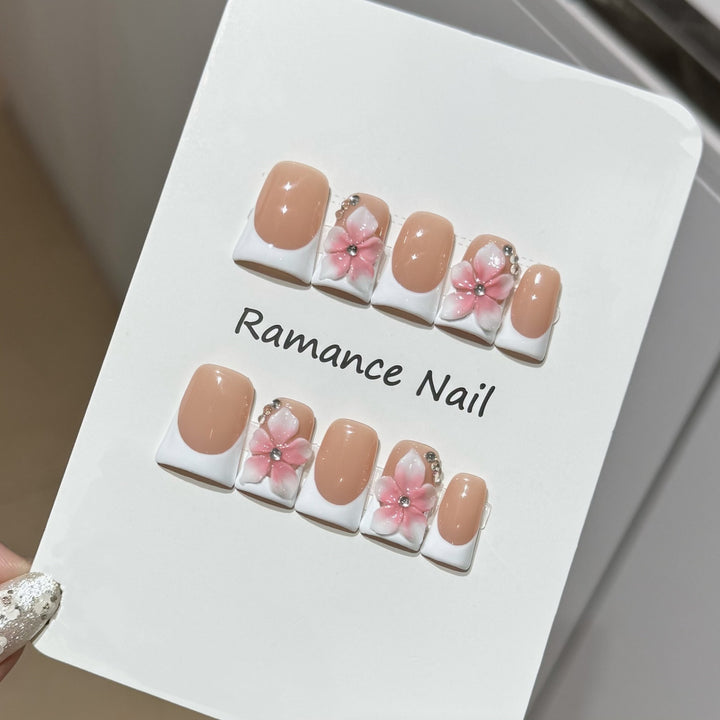 Floral Design Nail Art Set Bowlift