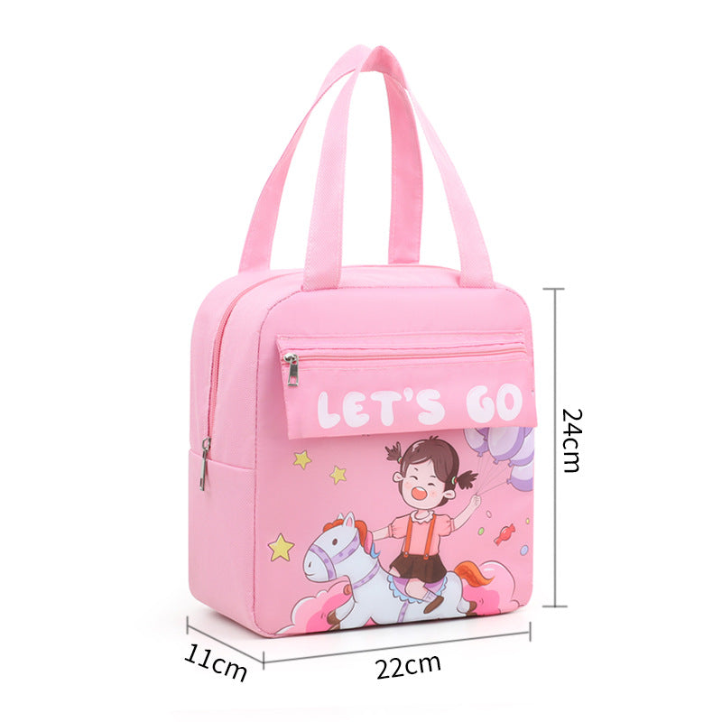 Cartoon-Themed Insulated Lunch Bag Bowlift