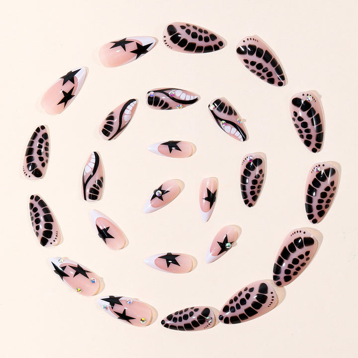 Artistic Nail Art Set with Unique Patterns Bowlift