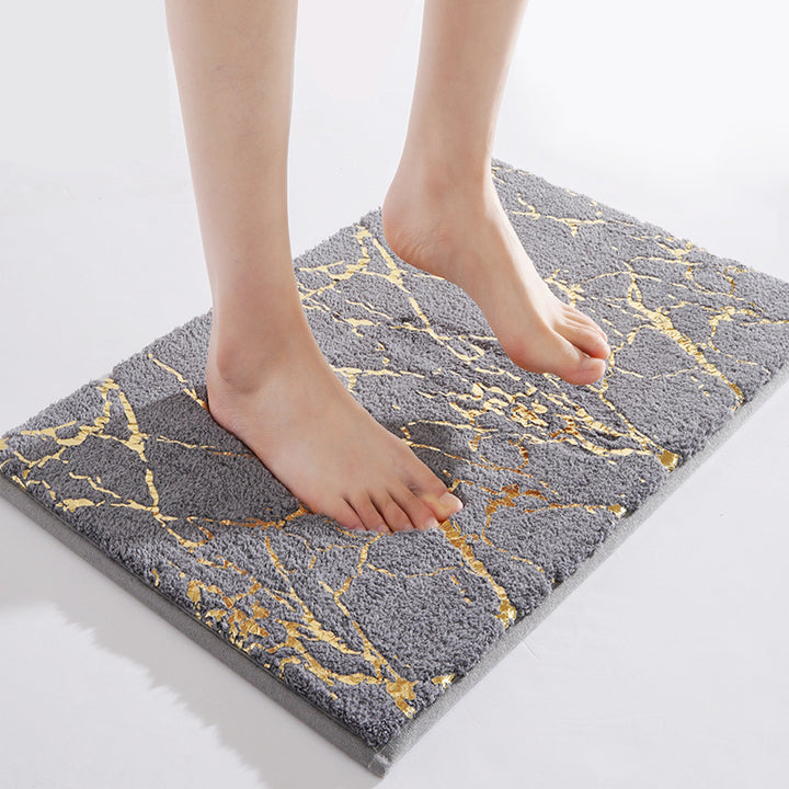Luxury Marble Pattern Bath Mat