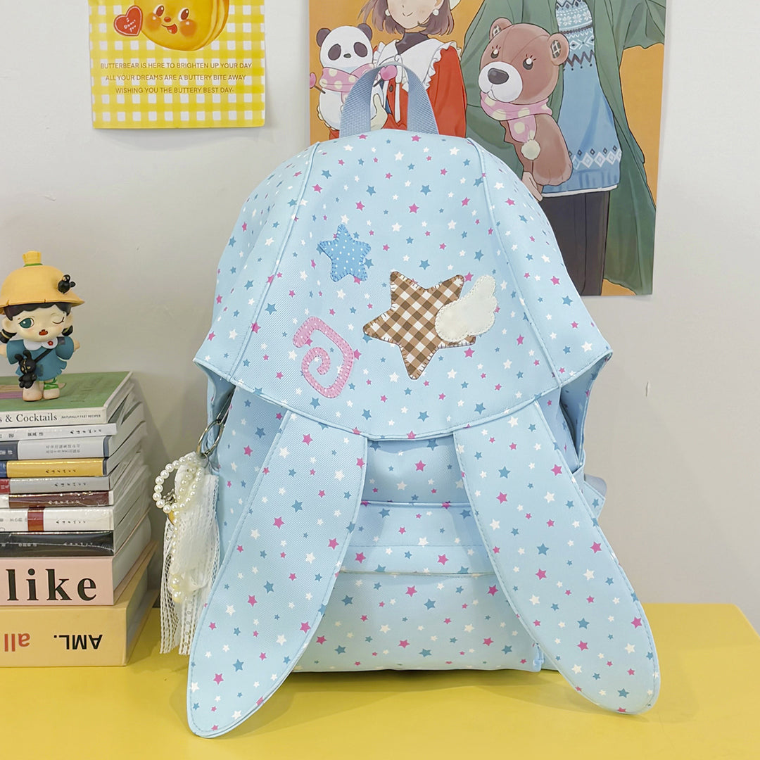 Cute Bunny-Ear Decorative Backpack Bowlift