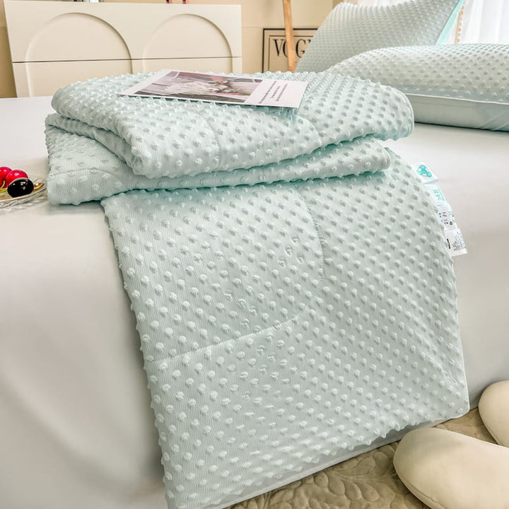 Reversible Textured Ultra-Soft Ice Cream-Like Cooling Summer Comforter | Bowlift