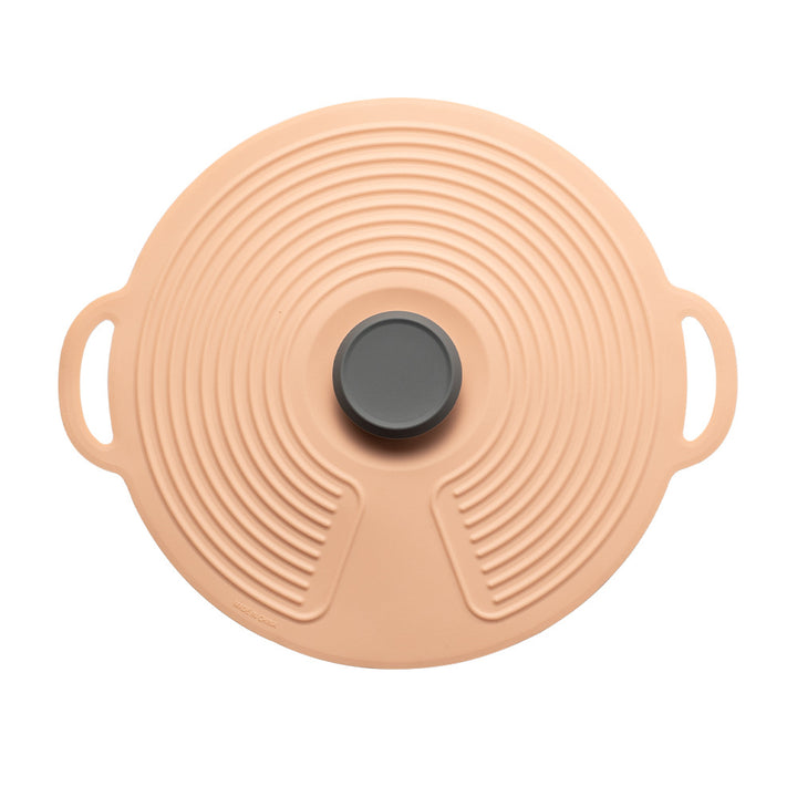 Silicone cooking lid with multifunctional steam valve Bowlift