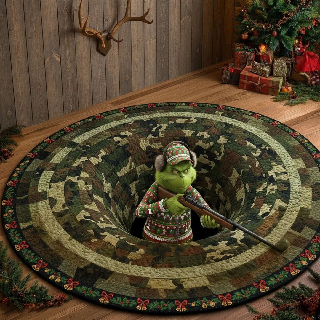 3D Christmas Theme Carpet