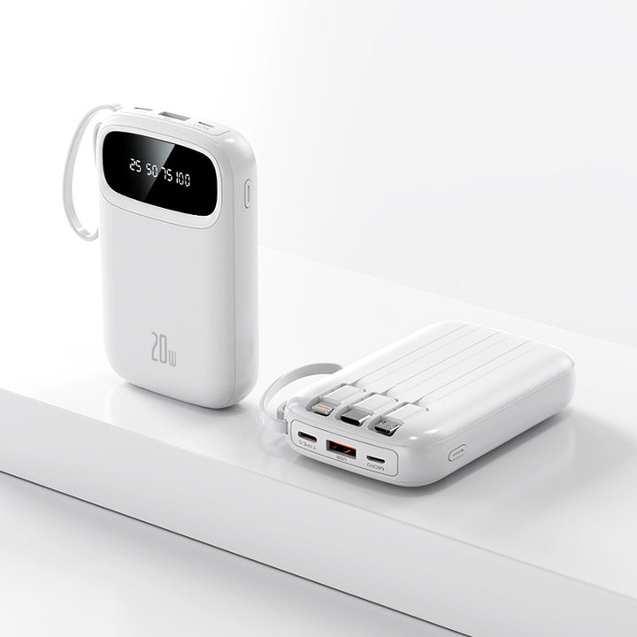 High-performance power bank with integrated charging adapter Bowlift