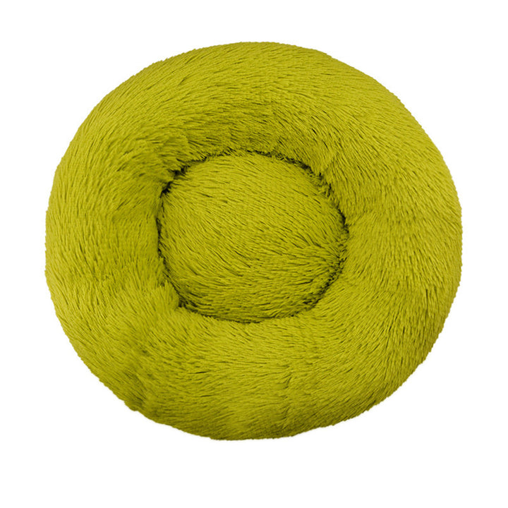 Round Plush  Nest  Dog Bed