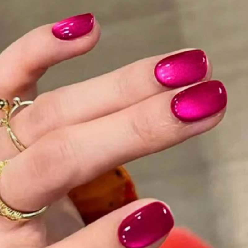 Glossy Ombre Press-On Nail Set Bowlift