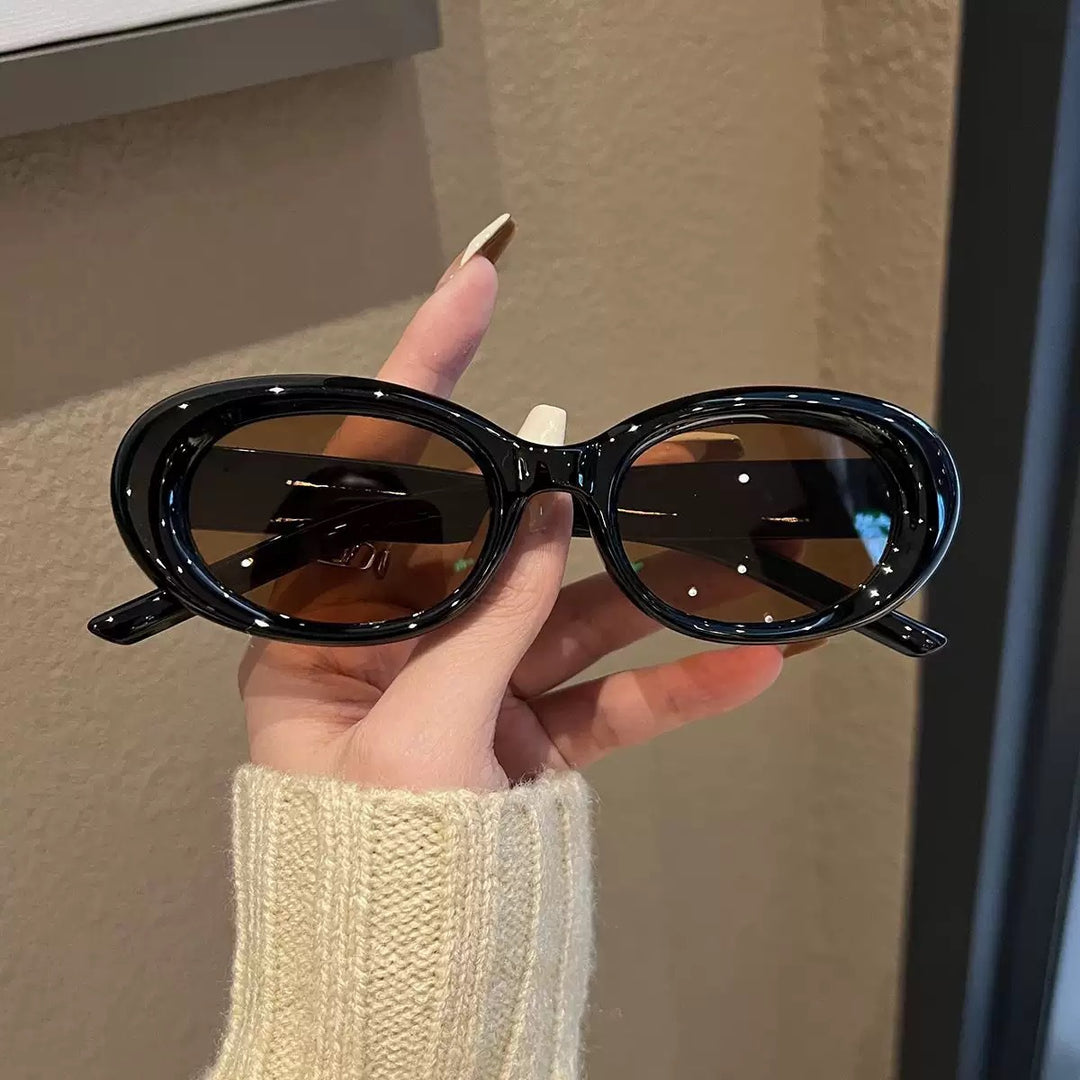 Modern Oval Frame Sunglasses Bowlift