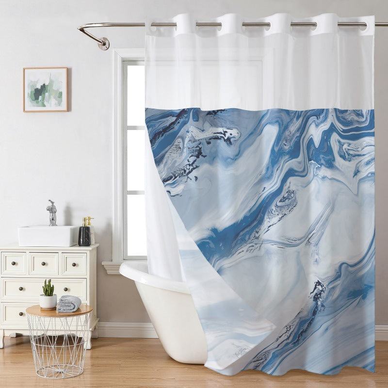 Artistic Floral Shower Curtain Bowlift