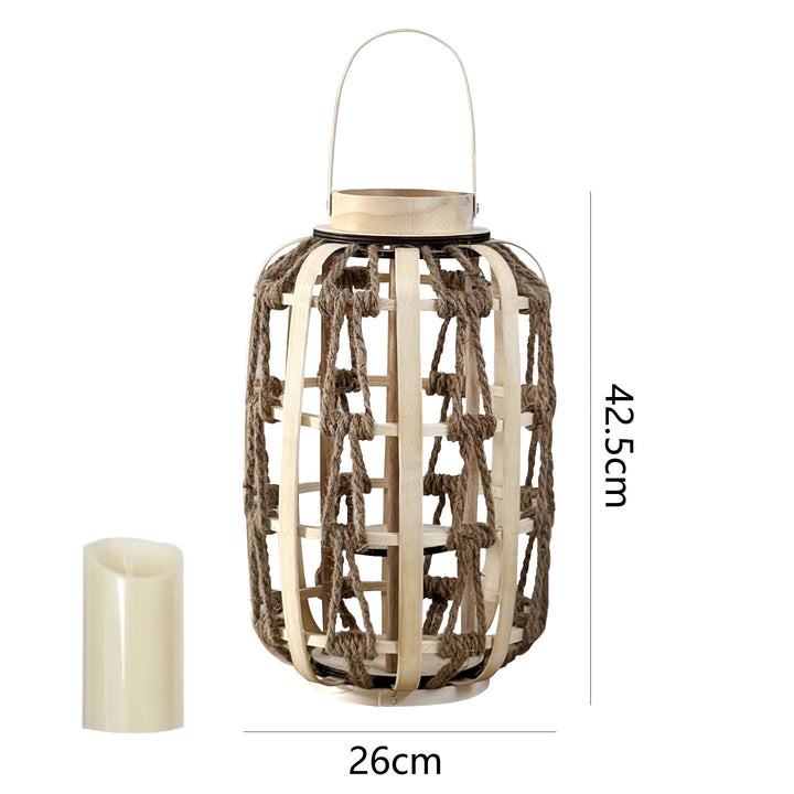 Decorative Rattan Lantern Bowlift