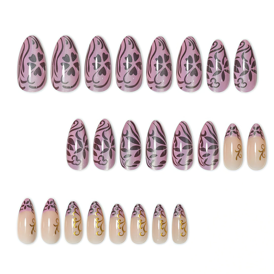 Ornamental Nail Art Extensions Bowlift