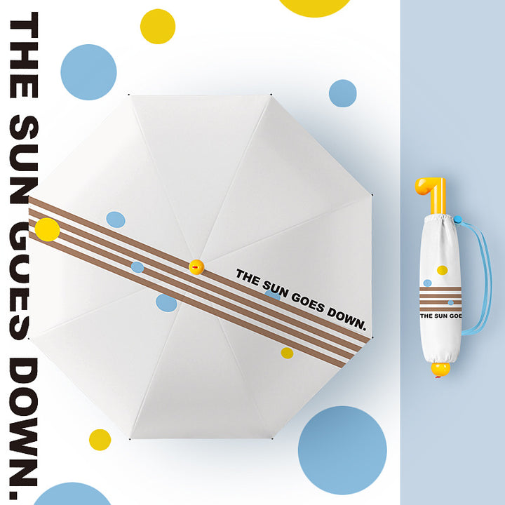 Women's Automatic Windproof Umbrella with Ergonomic Handle Bowlift