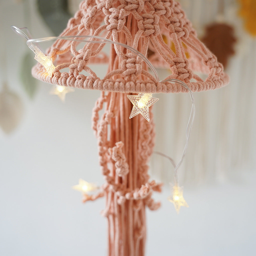 Decorative Macramé Ceiling Light Shade Bowlift