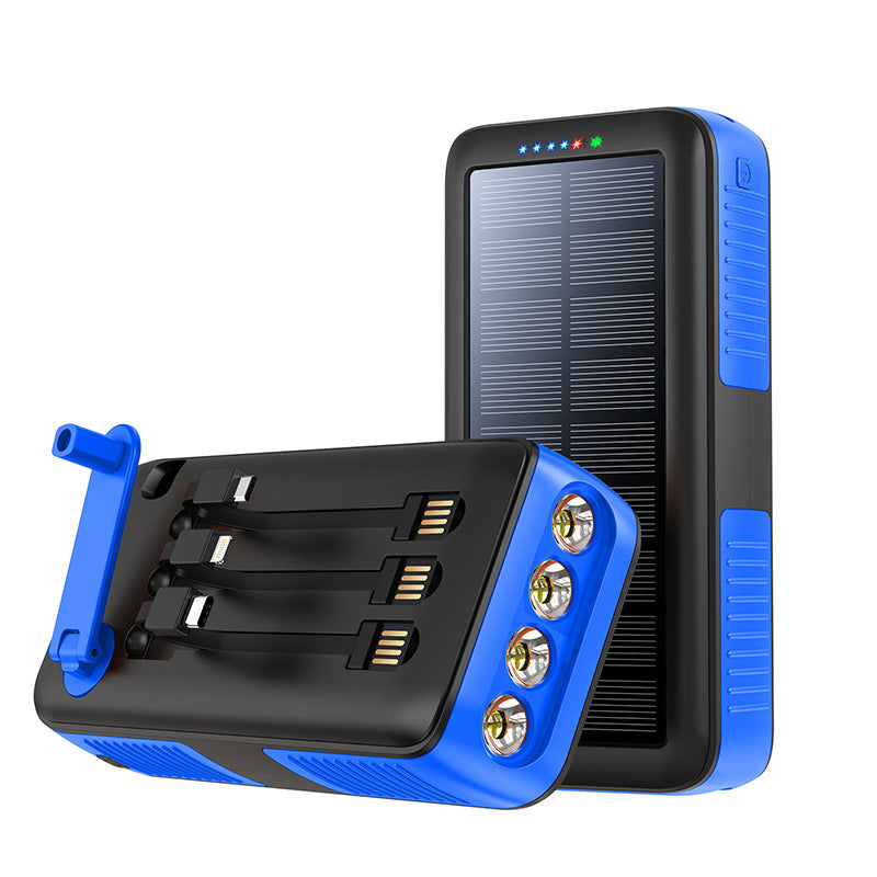 Solar Powerbank with Multifunctional LED Lights Bowlift